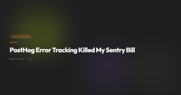 PostHog Error Tracking Killed My Sentry Bill