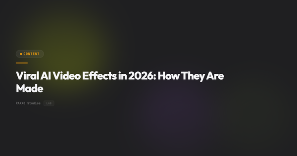 Viral AI Video Effects in 2026: How They Are Made