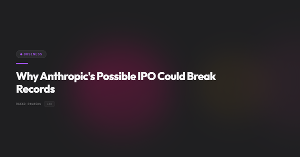 Why Anthropic's Possible IPO Could Break Records