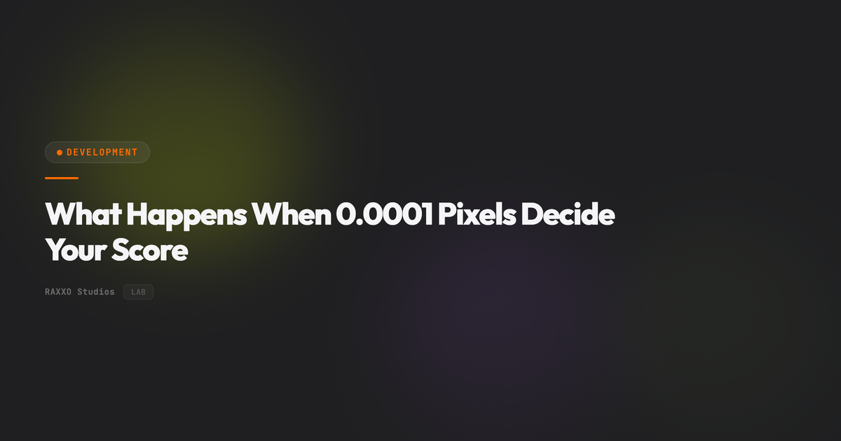 What Happens When 0.0001 Pixels Decide Your Score
