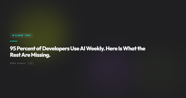95 Percent of Developers Use AI Weekly. Here Is What the Rest Are Missing.