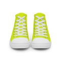 Women's High Top Canvas Shoes | Neon Lime