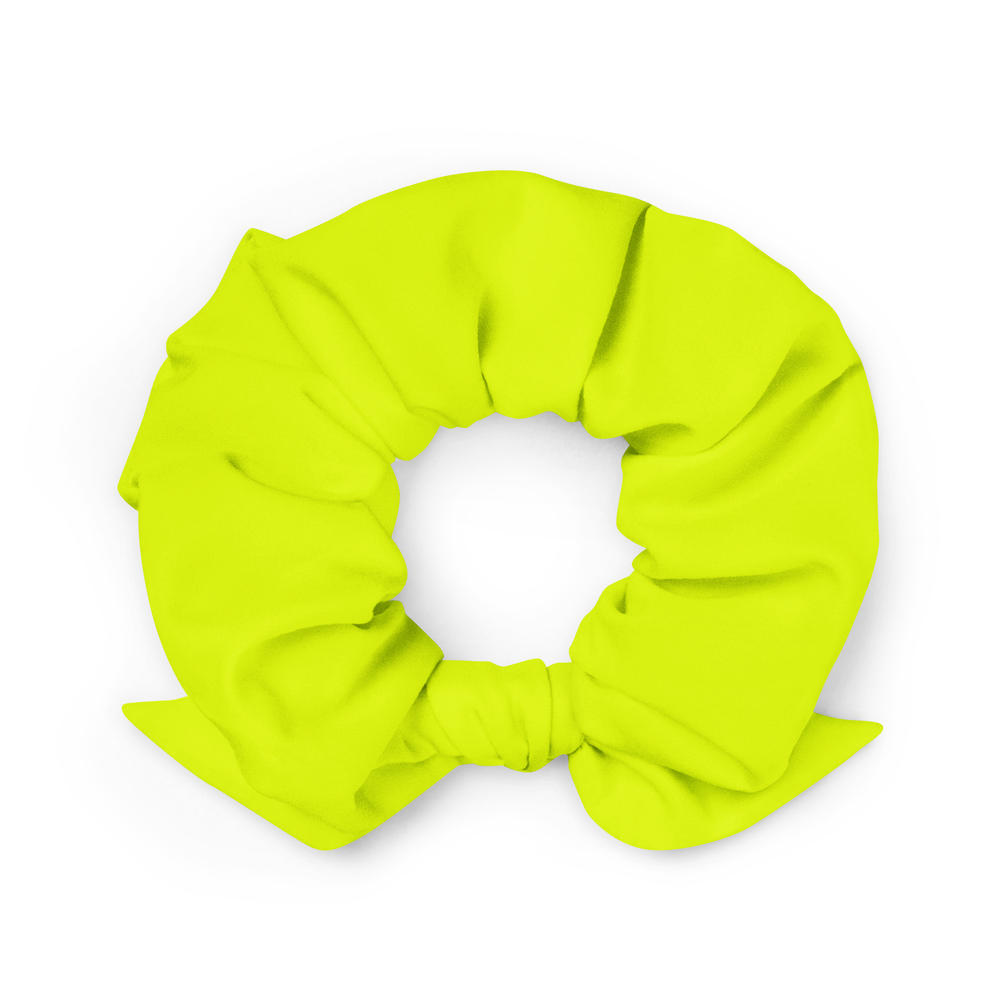 Recycled Scrunchie | Neon Lime