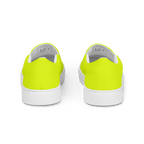 Men's Slip-On Canvas Shoes | Neon Lime