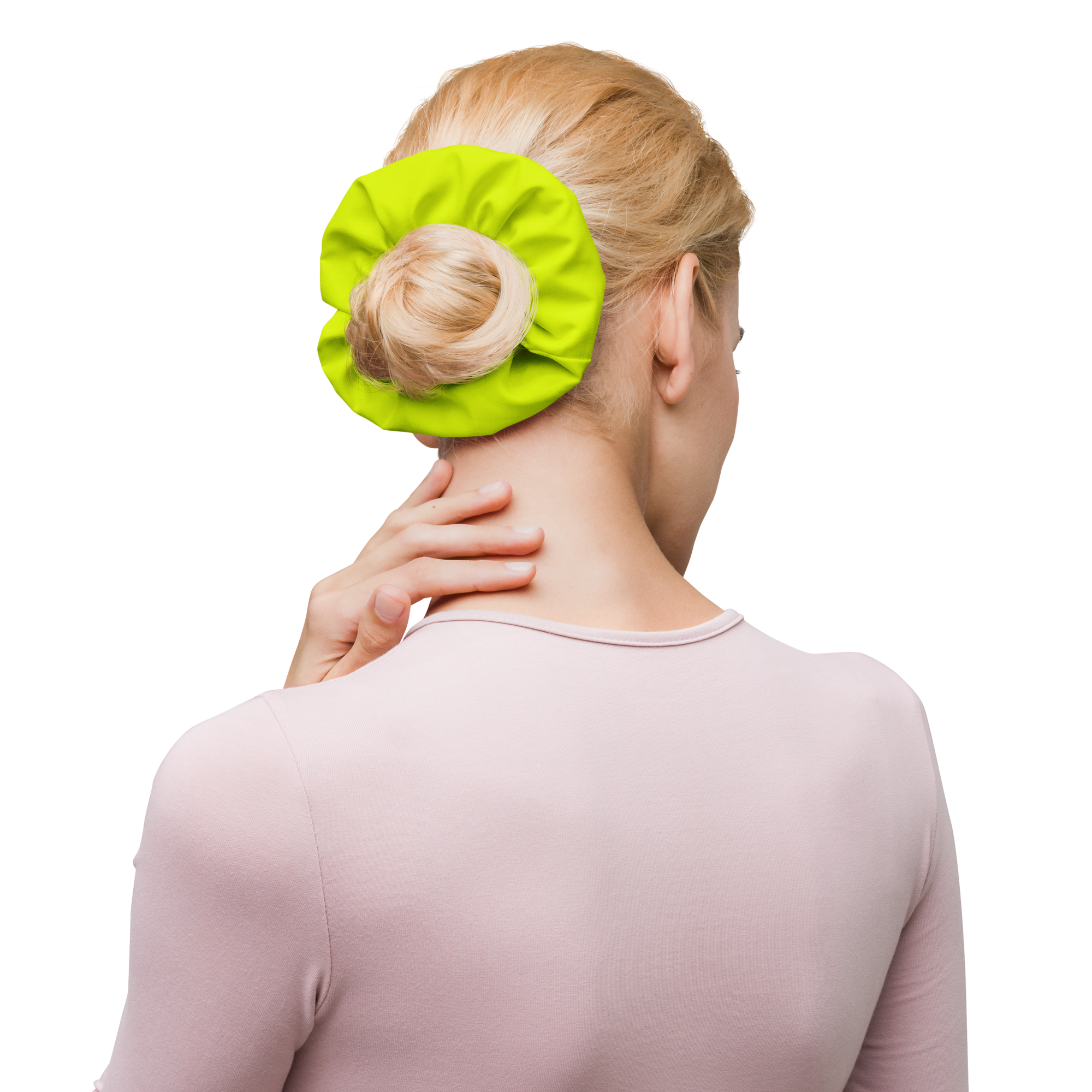Recycled Scrunchie | Neon Lime