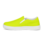 Women's Slip-On Canvas Shoes | Neon Lime