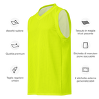 Premium Basketball Jersey | Neon Lime