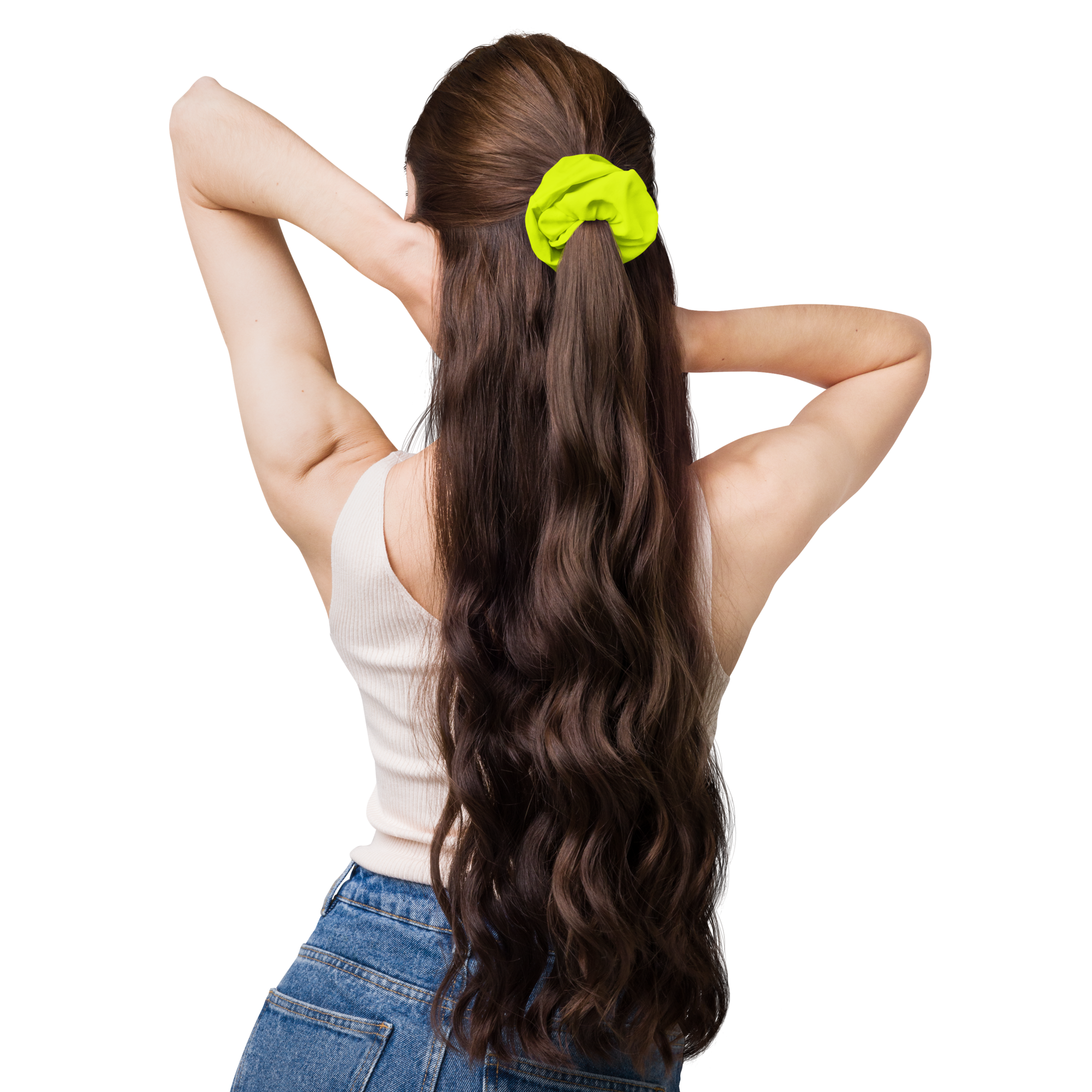 Recycled Scrunchie | Neon Lime
