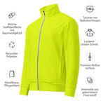 Recycled Track Jacket | Neon Lime