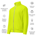 Recycled Track Jacket | Neon Lime