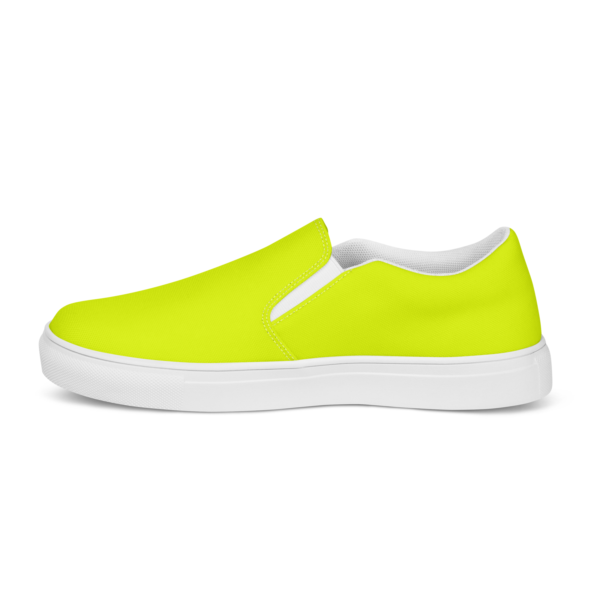 Women's Slip-On Canvas Shoes | Neon Lime