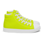 Women's High Top Canvas Shoes | Neon Lime