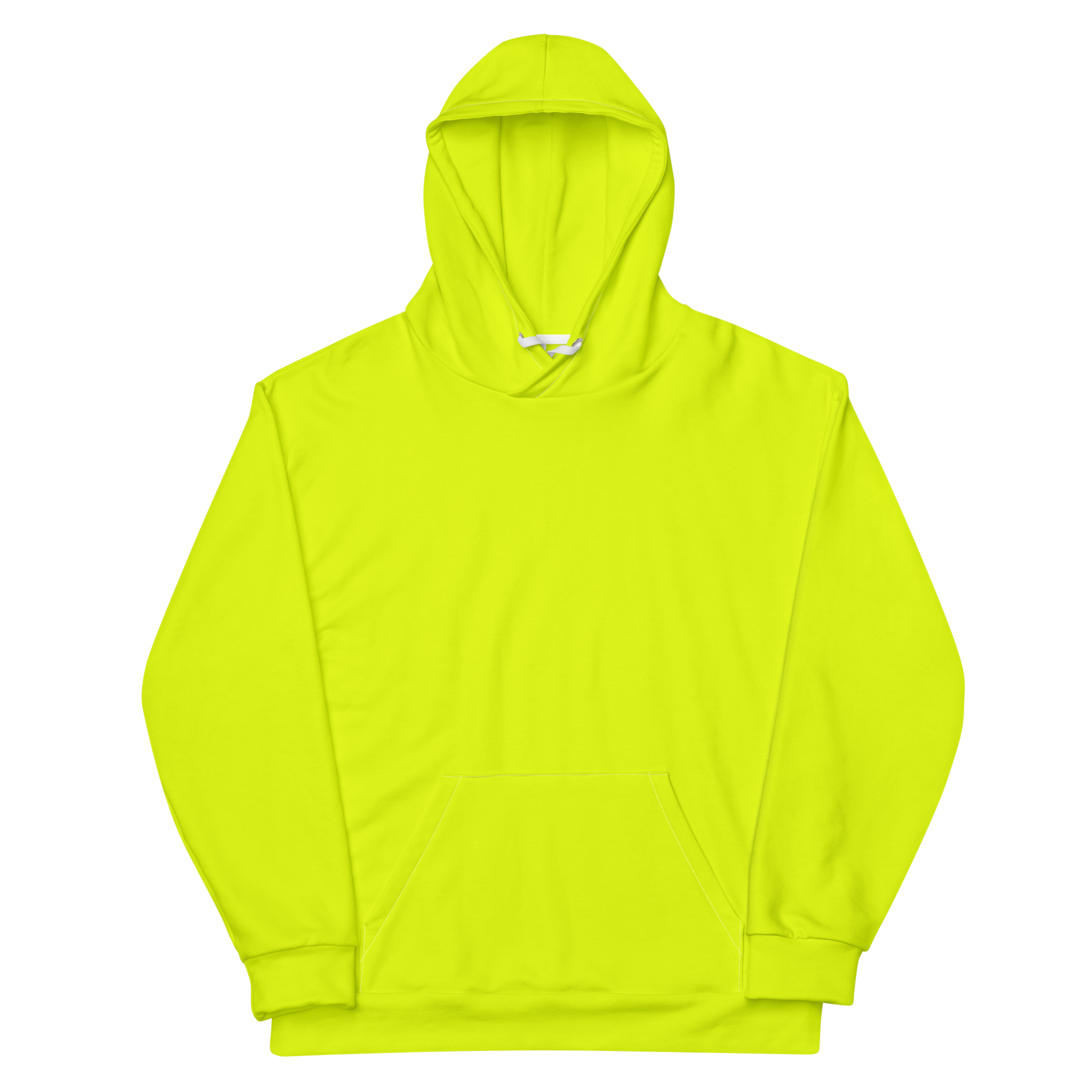Recycled Unisex Hoodie | Neon Lime