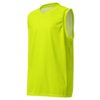Recycled Basketball Jersey | Neon Lime