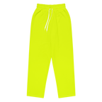 Unisex Wide-Leg Joggers | Neon Lime
