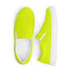 Women's Slip-On Canvas Shoes | Neon Lime