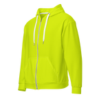 Unisex Zip Hoodie | Neon Lime