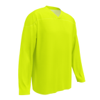 Recycled Hockey Jersey | Neon Lime