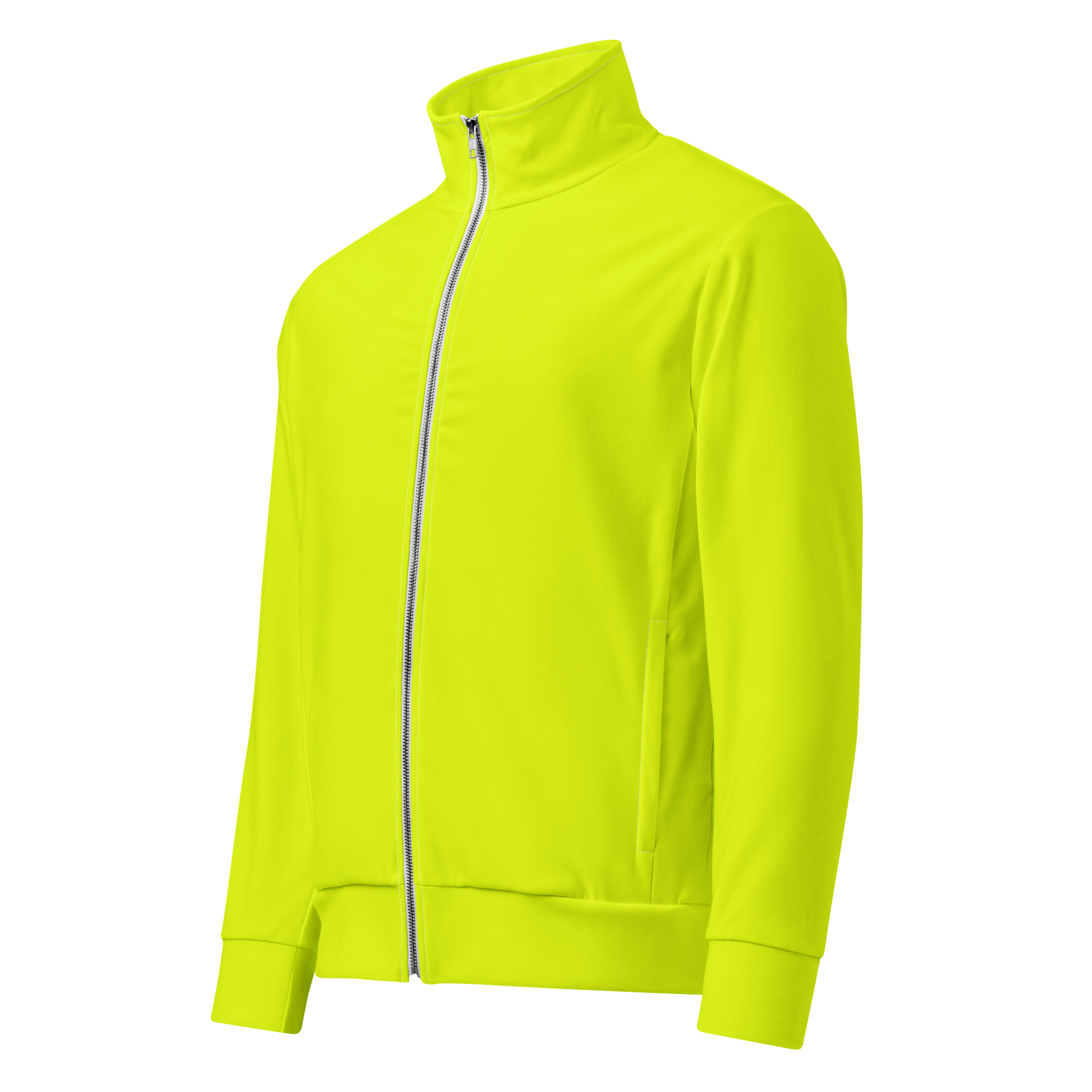 Recycled Track Jacket | Neon Lime