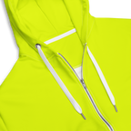 Unisex Zip Hoodie | Neon Lime