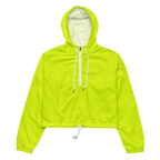 Women's Cropped Windbreaker | Neon Lime