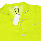 Women's Short Sleeve Pajama Top | Neon Lime