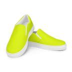 Women's Slip-On Canvas Shoes | Neon Lime