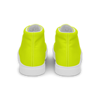 Women's High Top Canvas Shoes | Neon Lime