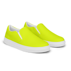 Women's Slip-On Canvas Shoes | Neon Lime