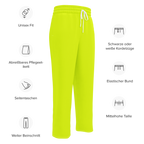 Unisex Wide-Leg Joggers | Neon Lime
