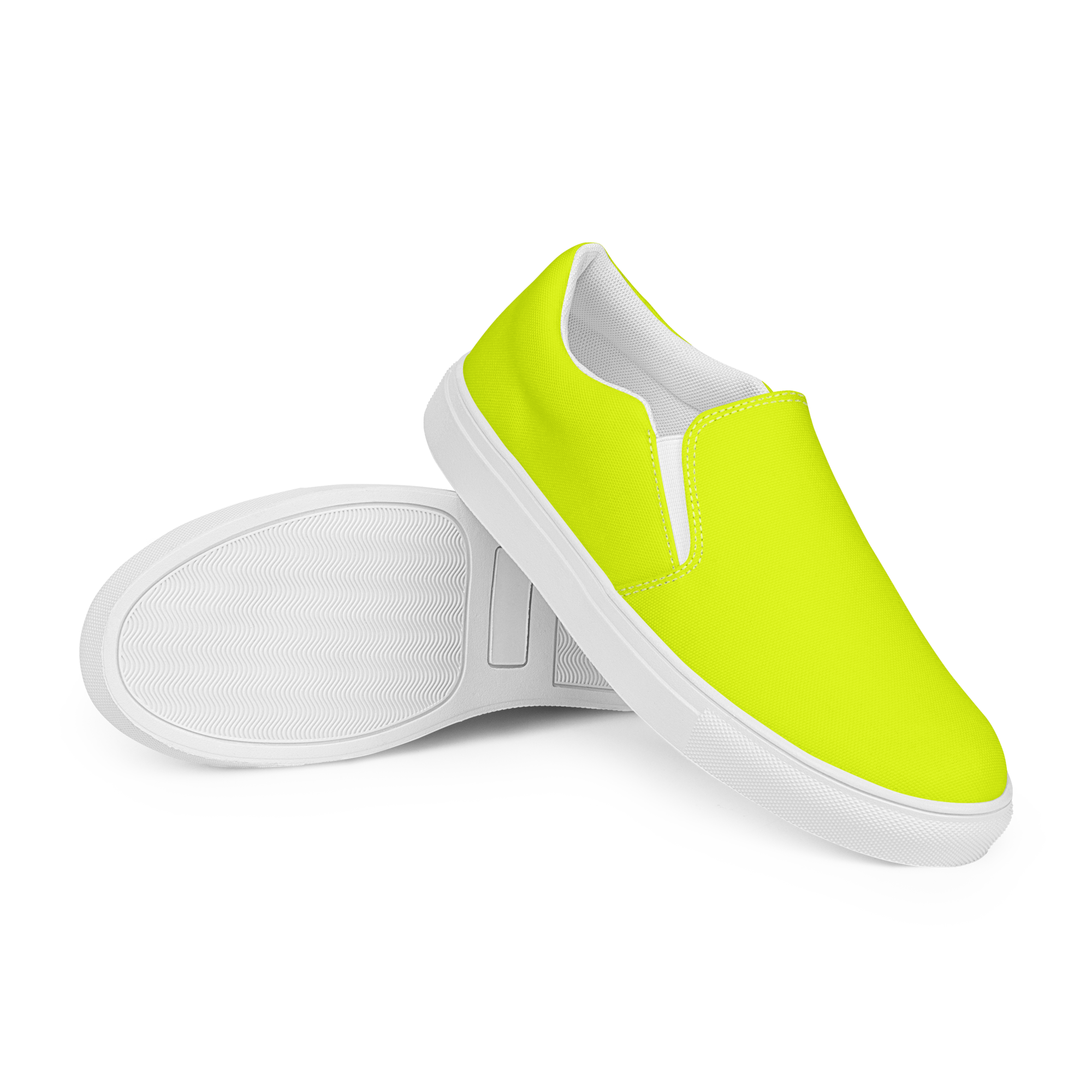 Women's Slip-On Canvas Shoes | Neon Lime