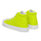 Women's High Top Canvas Shoes | Neon Lime