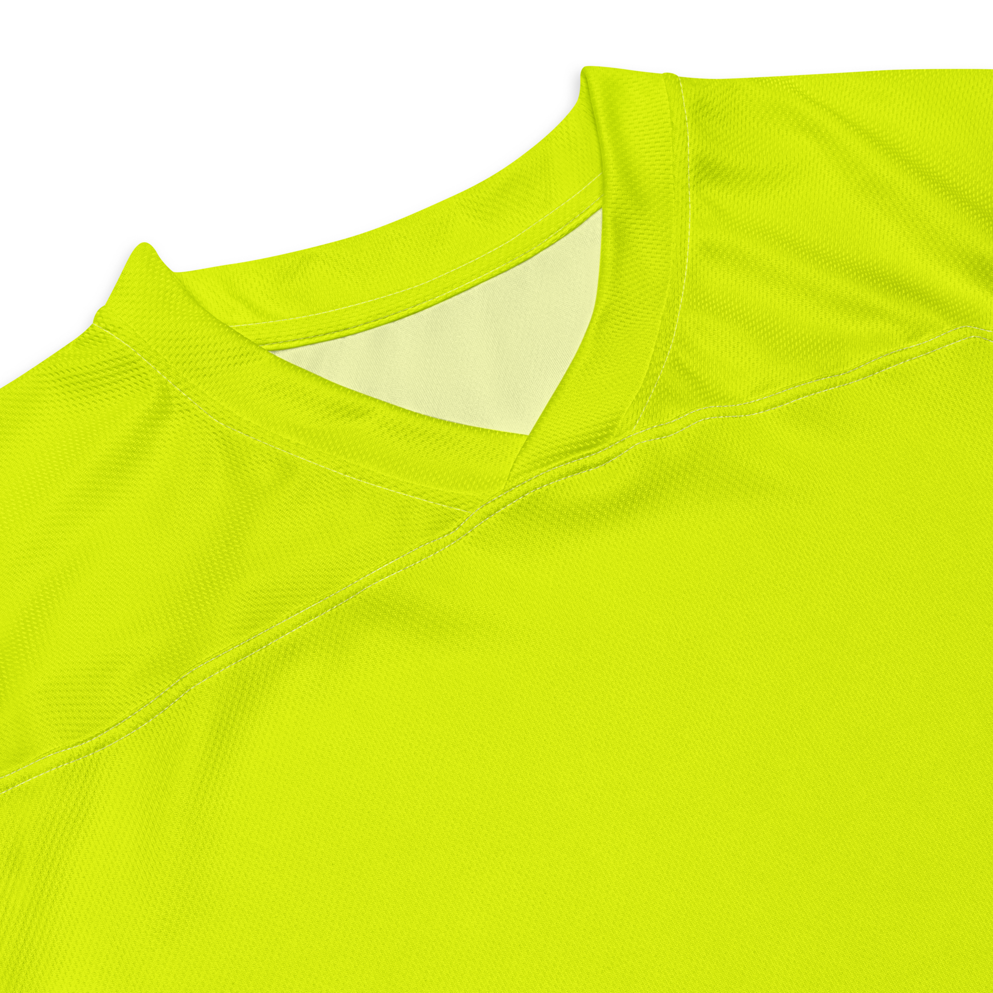 Recycled Hockey Jersey | Neon Lime
