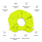 Recycled Scrunchie | Neon Lime