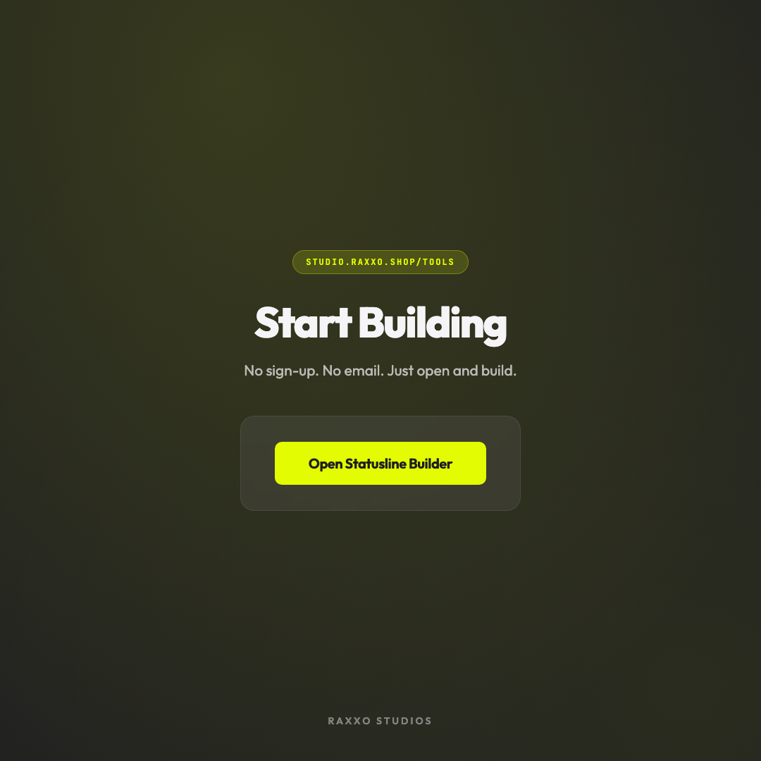 Statusline Builder - statusline cta 