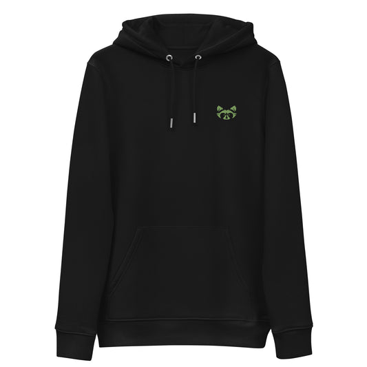 Green Logo Eco Hoodie - Raccoon Collection